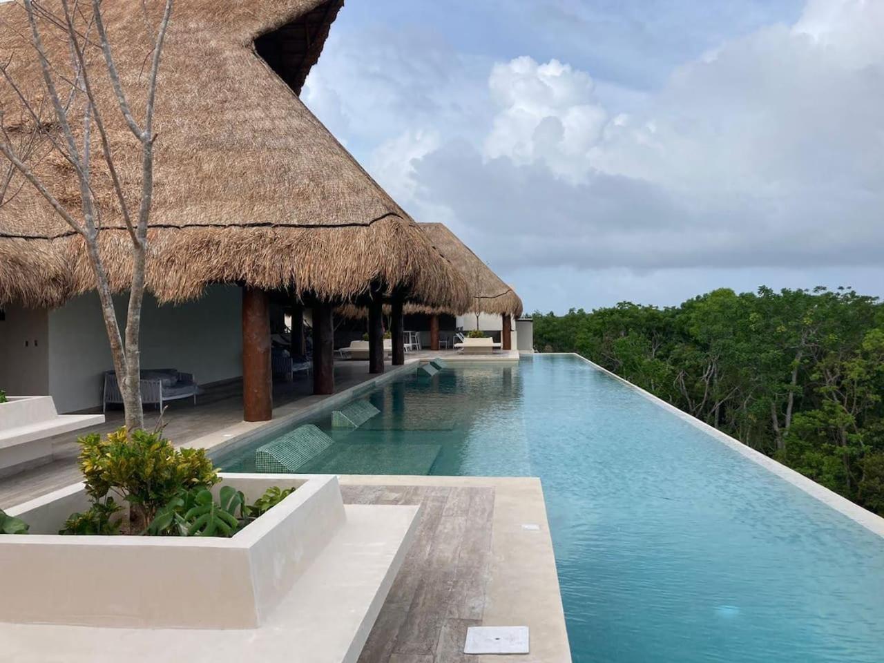 Luxury 2bd Rooftop Pool Jacuzzi Gym Sauna Y Tulum
